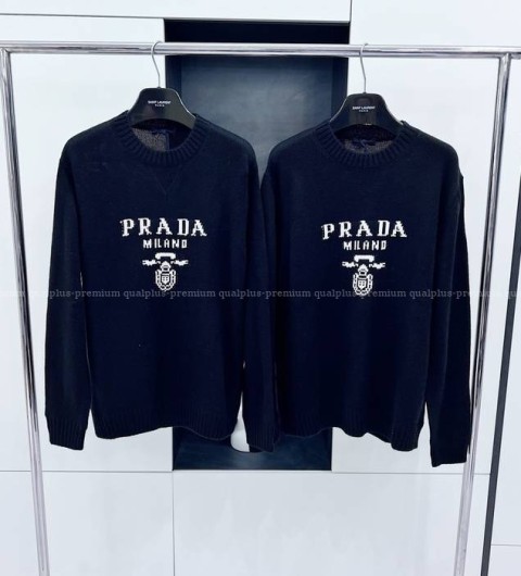프라다 로고 니트