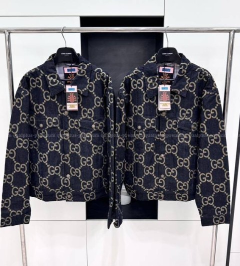 구찌 GG 자카드 데님 자켓
