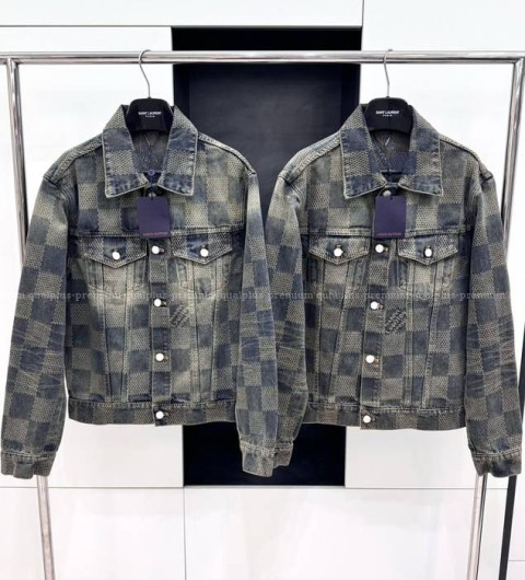 루이비통 다미에 워시드 데님 자켓