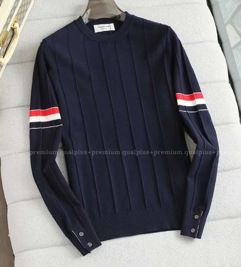 [국내배송] 톰*라운 삼선 라운드 울 캐시미어 니트(2color)