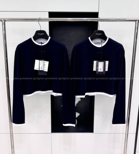 프라다 페이크 투피스 긴팔티셔츠 여성용