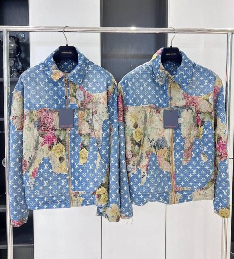 루이비통 디스트로이드 워크웨어 데님 자켓