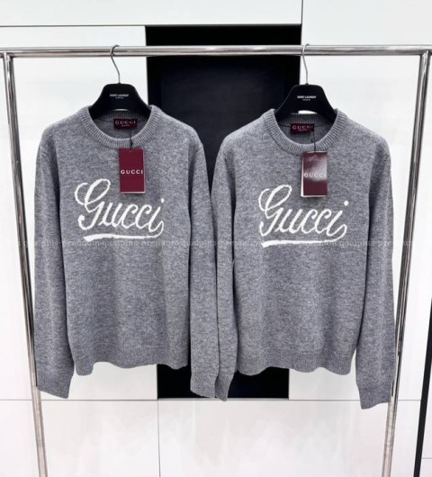 구찌 로고 울 니트