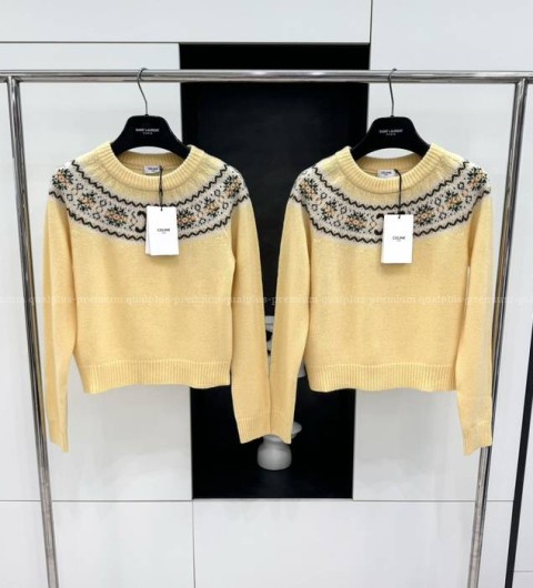 셀린느 트리오페 크루넥 니트 여성용