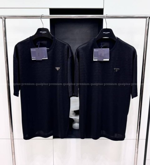 프라다 로고 반팔티셔츠