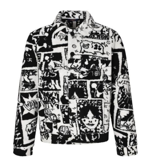 루이비통 코믹 그래픽 트러커 자켓