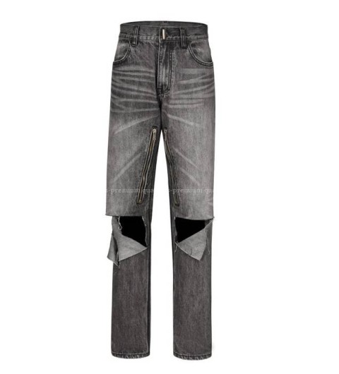 지방시 디스트로이드 데님 커팅 진 팬츠