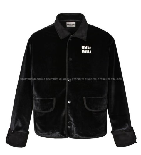 미우미우 벨벳 자켓