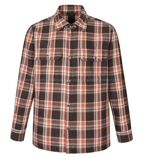 크롬하츠 체크 셔츠