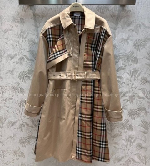 [국내배송] 버*리 여성 벨트 코튼 카 트렌치 코트