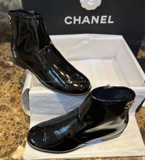 샤넬 23A 앵클 부츠 여성용