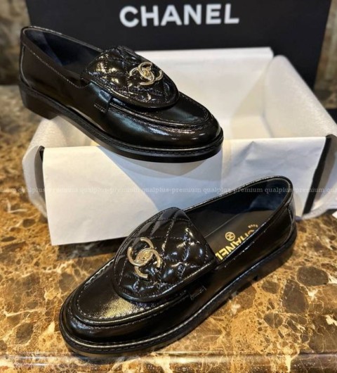 샤넬 24P 퀄팅 CC 로퍼 여성용