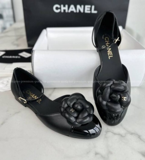 샤넬 24P 까멜리아 메리제인 슈즈 여성용