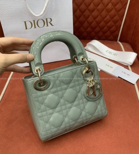 디올 레이디백 페이턴트 미니