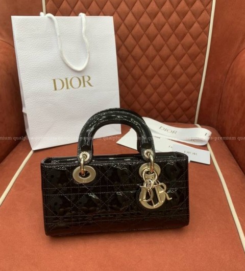 디올 LADY D-JOY 디조이 레이디백 페이턴트 스몰