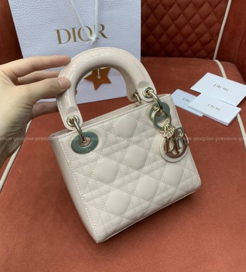 디올 레이디백 페이턴트 미니