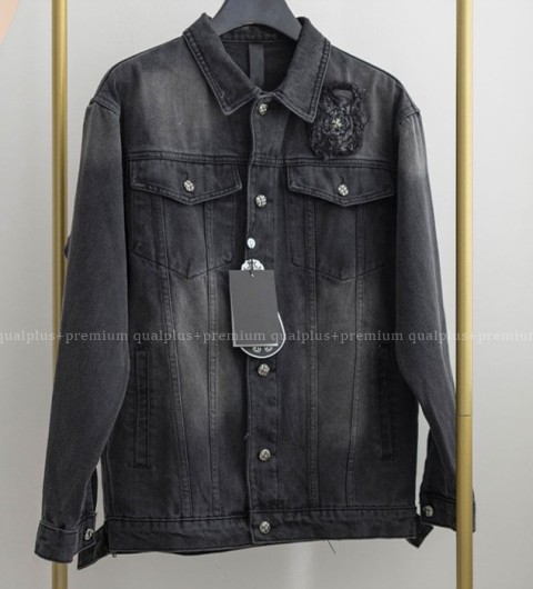 [국내배송] 크*하츠 워싱 블랙 데님 재킷
