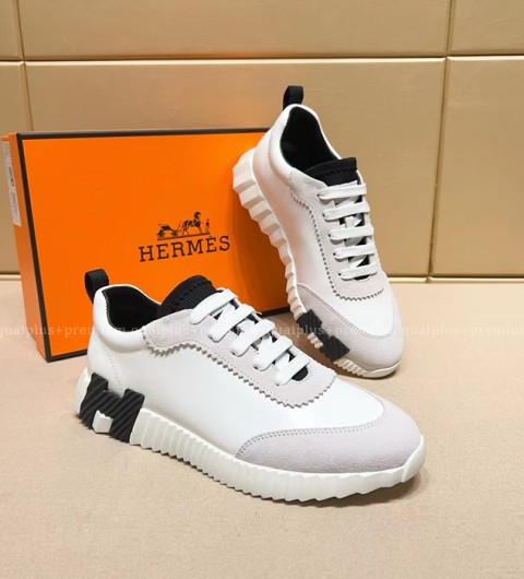 [국내배송] 에*메스 바운싱 화이트 블랙 가죽