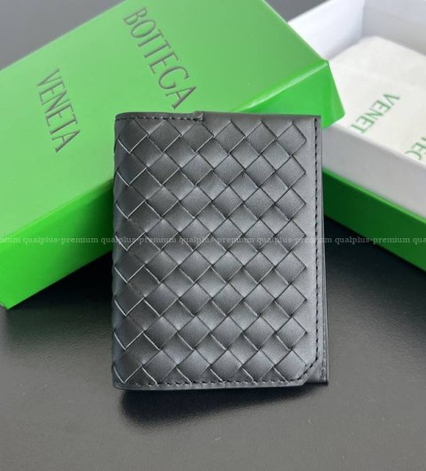 보테가베네타 796964 인트레치아토 피콜로 플랩 카드 케이스 반지갑 남성용