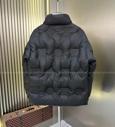 [국내배송] 루*비통 모노그램 퀄티드 블루종 패딩 자켓
