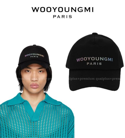 [국내배송] 우*미 렌티큘러 엠브로이드 볼캡(블랙)