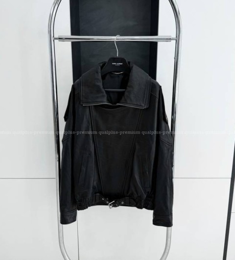 입생로랑 레더 바이커 자켓