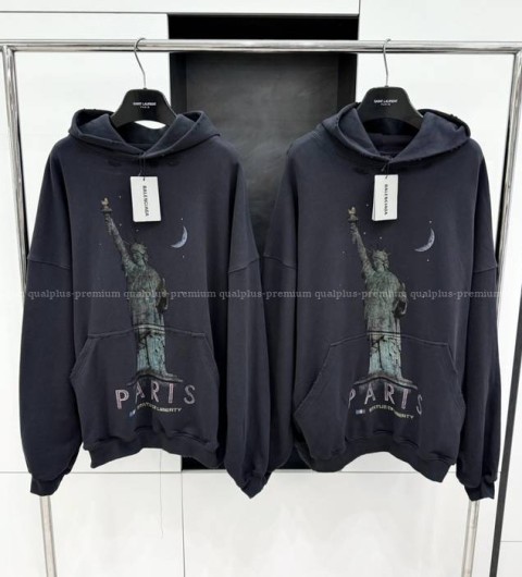 발렌시아가 파리 리버티 후드티셔츠