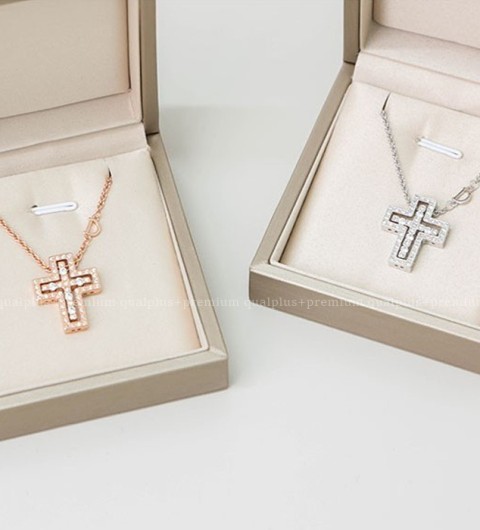[국내배송] 다미아니 벨에포크 크로스 목걸이 (2color)
