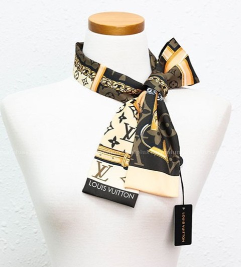 [국내배송] 루이비통 모노그램 컨피덴셜 실크 방도 스카프