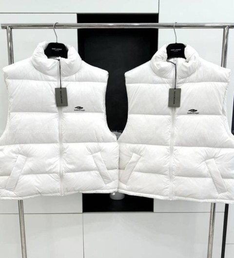 발렌시아가 3B 스포츠 패딩 조끼