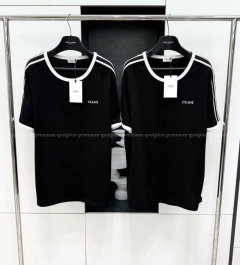 셀린느 로고 레귤러 반팔티셔츠