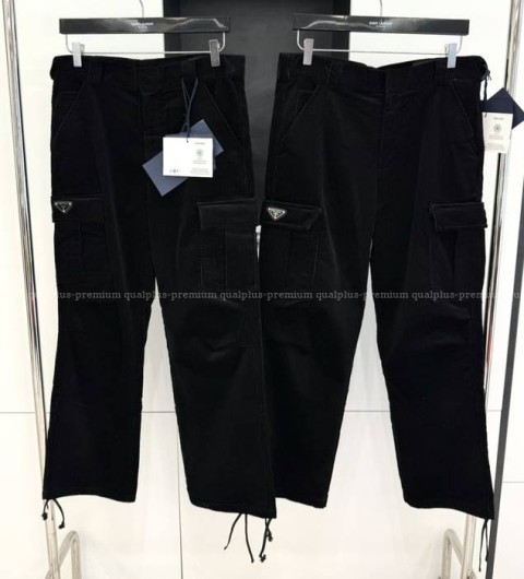 프라다 코듀로이 카고 팬츠