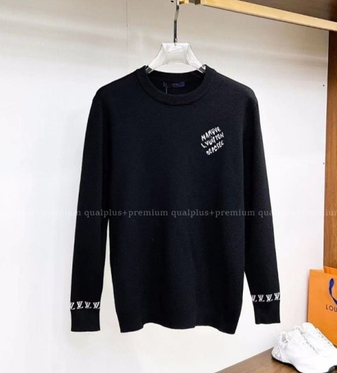[국내배송] 루*비통 슬리브 자수포인트 크루넥 울니트