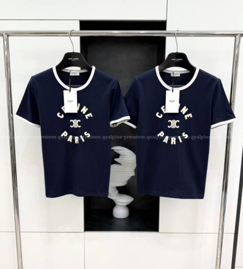 셀린느 로고 반팔티셔츠 여성용