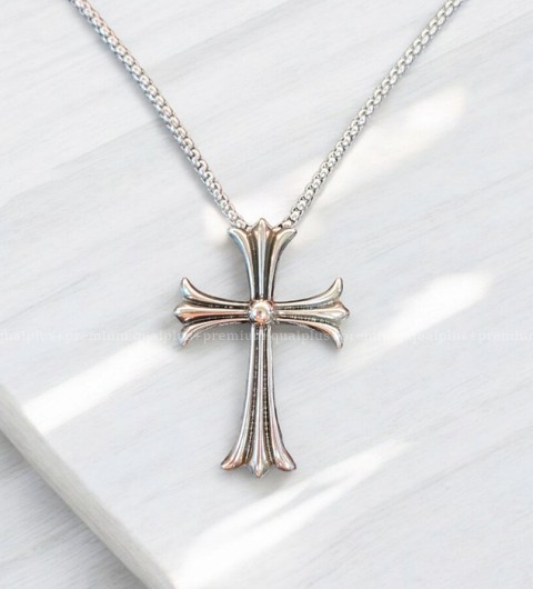 [국내배송] 크*하츠 크로스 펜던트 목걸이
