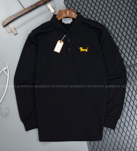 [국내배송] 톰*라운 강아지 자수 삼선탭 PK카라티(2color)