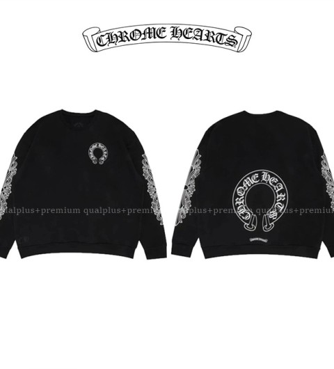 [국내배송] 크*하츠 홀스슈 플로랄 맨투맨(블랙)