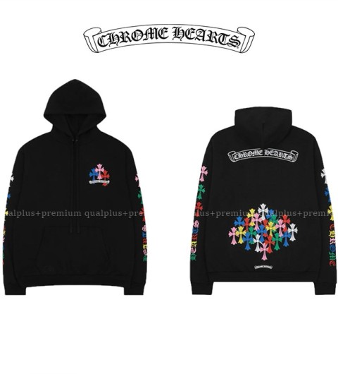 [국내배송] 크*하츠 멀티 컬러 크로스 후드(블랙)