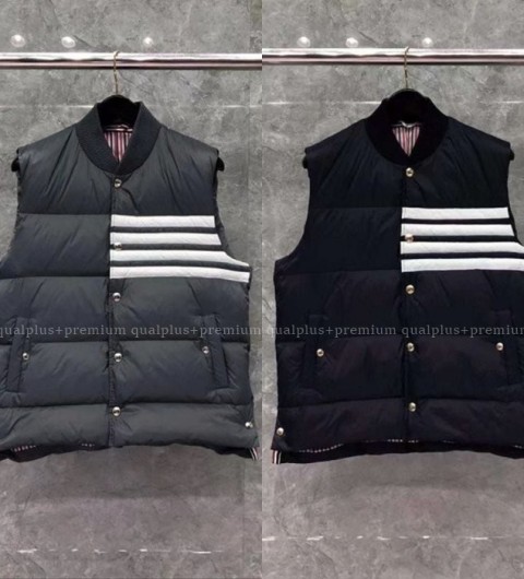 [국내배송] 톰*라운 4BAR 매트 피니쉬 다운 패딩 베스트 (2color)