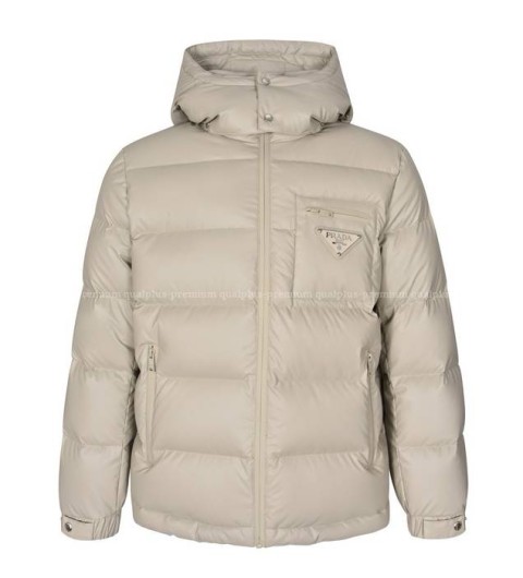 프라다 로고 다운 패딩