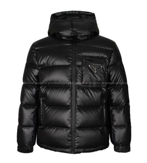 프라다 로고 다운 패딩