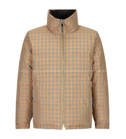 버버리 리버서블 체크 퍼퍼 패딩