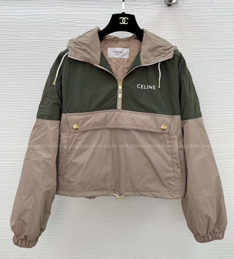 [국내배송] 셀*느 크롭 윈드브레이커 라이트웨이트 나일론 패딩 아노락