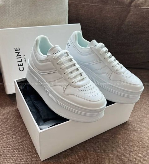 셀린느 웨지 아웃솔 블록 스니커즈 여성용