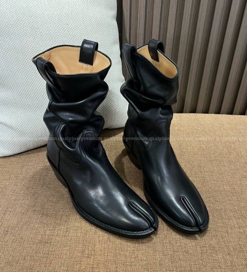 메종마르지엘라 타비 웨스턴 레더 부츠 여성용