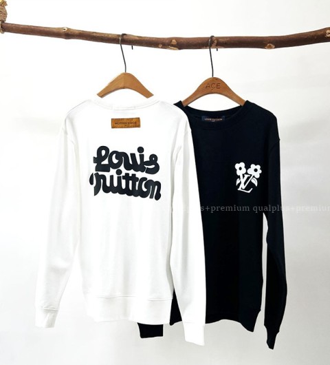 [국내배송] 루*비통 쇼트 슬리브드 코튼 컬렉션 맨투맨 (2color)