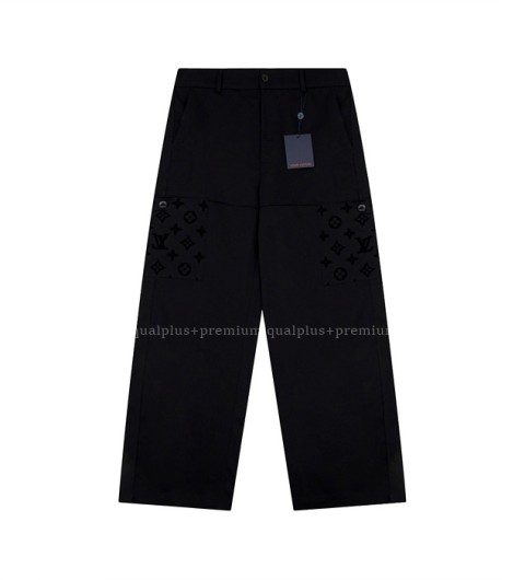 [국내배송] 루*비통 포켓 로고 와이드 팬츠