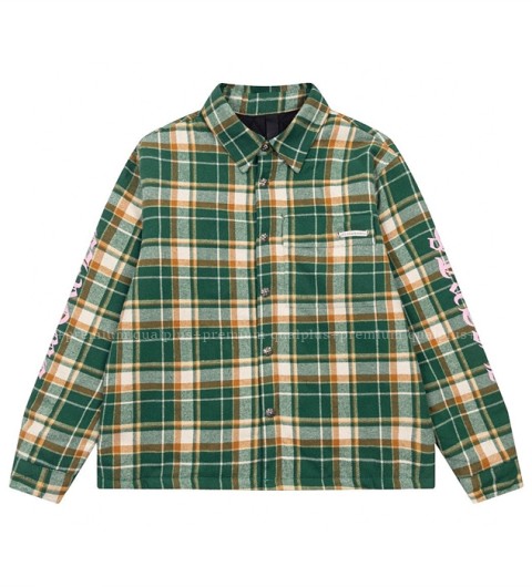 [국내배송] 크*하츠 체크 누빔 자켓