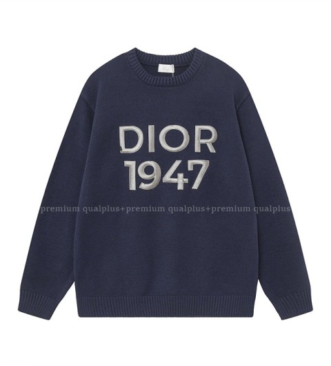 [국내배송] 디* 자수로고 울 니트