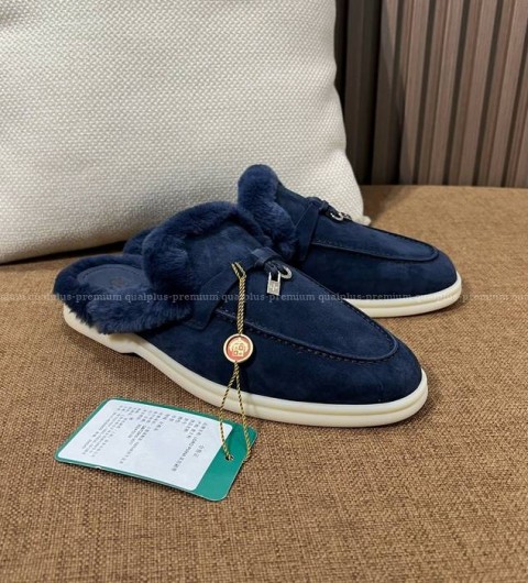 로로피아나 바부슈 참스 워크 로퍼 뮬 여성용